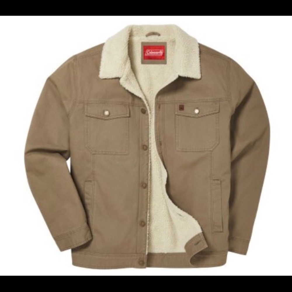 Coleman’s Twill Sherpa Lined Workwear Jacket XL